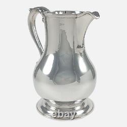 Elizabeth II Sterling Silver Beer Jug / Water Pitcher Wakely & Wheeler 1971