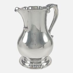 Elizabeth II Sterling Silver Beer Jug / Water Pitcher Wakely & Wheeler 1971