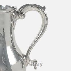 Elizabeth II Sterling Silver Beer Jug / Water Pitcher Wakely & Wheeler 1971