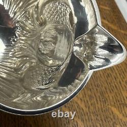 English sterling silver beer / water / cordial jug ewer London 1899