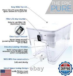 Epic Pure Countertop Water Filter Dispenser for Drinking Water. 36 Cup 150 Ga