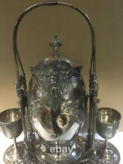 Exquisite Meriden B. Company water pitcher (the best one on eBay!) with Neptune