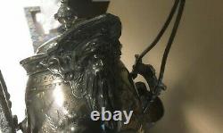 Exquisite Meriden B. Company water pitcher (the best one on eBay!) with Neptune