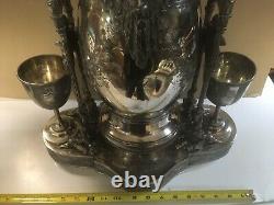 Exquisite Meriden B. Company water pitcher (the best one on eBay!) with Neptune