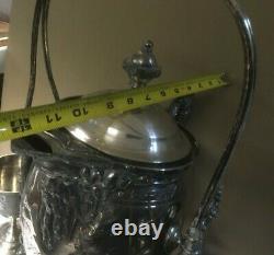 Exquisite Meriden B. Company water pitcher (the best one on eBay!) with Neptune