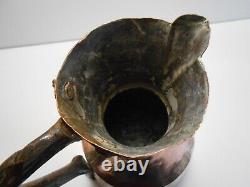 FRENCH COPPER WATER JUG / PITCHER 19th