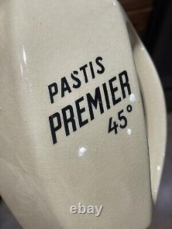 FRENCH Pastis Premier 45 Anis Advertising Water Jug Pitcher 1920s-40s Vintage