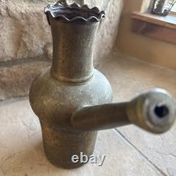 Farmhouse Antique Dovetailed Turkish Hammered Copper Pitcher or Water Jug