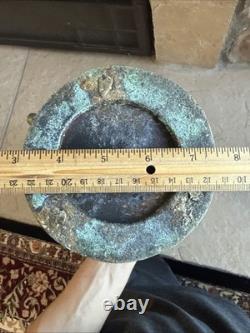 Farmhouse Antique Dovetailed Turkish Hammered Copper Pitcher or Water Jug