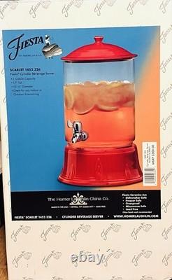 Fiesta Scarlet Water Drink Dispenser HTF