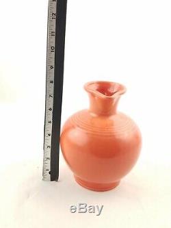 Fiestaware Persimmon Carafe Fiesta Retired Orange 60 oz Water Pitcher Jug