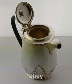 Fine Solid Silver Hot Water Jug 627g Walker & Hall Sheffield 1930