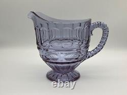 Fostoria Hermitage Wisteria Water Pitcher or Jug Neodymium Glass