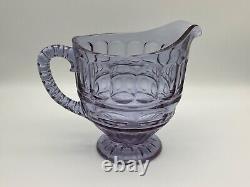 Fostoria Hermitage Wisteria Water Pitcher or Jug Neodymium Glass