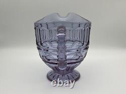 Fostoria Hermitage Wisteria Water Pitcher or Jug Neodymium Glass