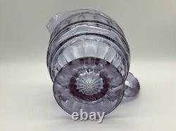 Fostoria Hermitage Wisteria Water Pitcher or Jug Neodymium Glass