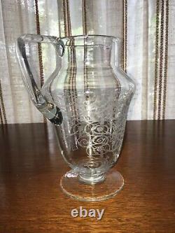 French Crystal BACCARAT MICHELANGELO PITCHER WATER JUG