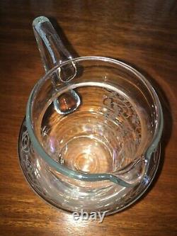 French Crystal BACCARAT MICHELANGELO PITCHER WATER JUG