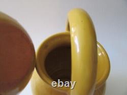 French Les Cruche Yellow Mustard Water Pitcher NWT