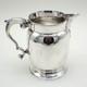 George Ii Hot Water Jug Milk Pitcher Fuller White Sterling Silver London 1749