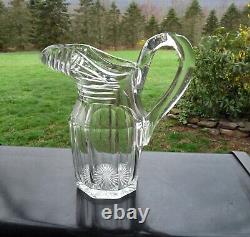 Georgian Anglo-Irish circa 1800's cut glass Water Jug Pitcher / Wine Pitcher