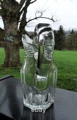 Georgian Anglo-Irish circa 1800's cut glass Water Jug Pitcher / Wine Pitcher