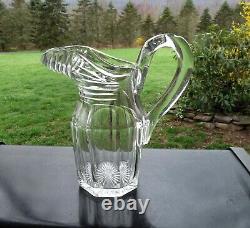 Georgian Anglo-Irish circa 1800's cut glass Water Jug Pitcher / Wine Pitcher