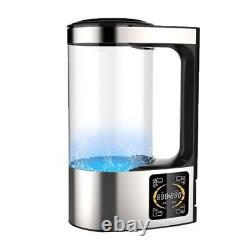 Glass Alkaline Lonizer Hydrogen Water Maker Generator Pitcher Kettle Jug 2000ML