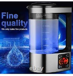 Glass Alkaline Lonizer Hydrogen Water Maker Generator Pitcher Kettle Jug 2000ML