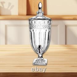 Glass Pitcher 3L Iced Tea Pitcher Clear Sturdy Water Carafe Juice Jug Juice