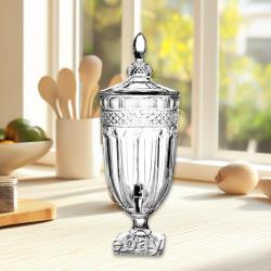 Glass Pitcher 3L Iced Tea Pitcher Clear Sturdy Water Carafe Juice Jug Juice