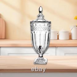 Glass Pitcher 3L Iced Tea Pitcher Clear Sturdy Water Carafe Juice Jug Juice