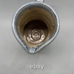 Glaze Stoneware Pitcher Jug Ceramic Studio Pottery Drip 5.75 703 Slip Handle