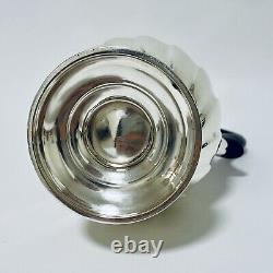 Good Quality Antique Solid Sterling Silver Hot Water Pot Jug for Tea 1908 Sibray