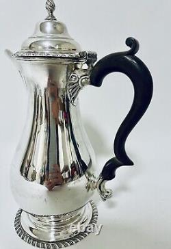 Good Quality Antique Solid Sterling Silver Hot Water Pot / Jug for Tea 1921