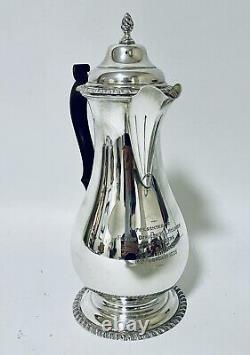 Good Quality Antique Solid Sterling Silver Hot Water Pot / Jug for Tea 1921