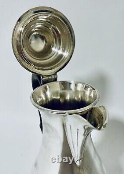 Good Quality Antique Solid Sterling Silver Hot Water Pot / Jug for Tea 1921