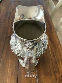 Gorgeous Huge 1956 Gorham Chantilly Sterling Silver Grand Water Pitcher 1205 Gms