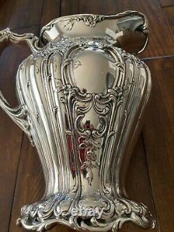 Gorgeous Huge 1956 Gorham Chantilly Sterling Silver Grand Water Pitcher 1205 Gms