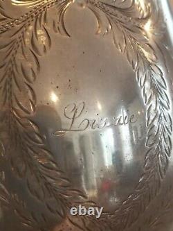 Gorgeous Rogers Smith/Jas Stimpson Patented Silverplate Insulated Water Pitcher