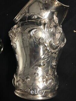 Gorham Art Nouveau Sterling Water Pitcher Exceptional 40 Troy oz