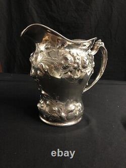 Gorham Art Nouveau Sterling Water Pitcher Exceptional 40 Troy oz