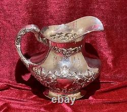 Gorham Buttercup Sterling Silver Water Pitcher 3 Pints 7.25 16.27 OZT