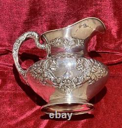 Gorham Buttercup Sterling Silver Water Pitcher 3 Pints 7.25 16.27 OZT