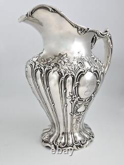 Gorham Chantilly Grand Sterling Silver Water Pitcher 1901