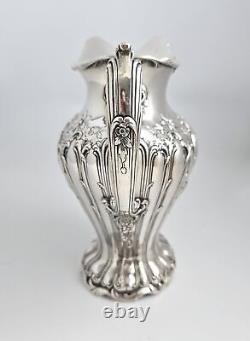 Gorham Chantilly Grand Sterling Silver Water Pitcher 1901