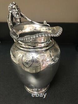 Gorham Coin Silver Water Pitcher Excellent