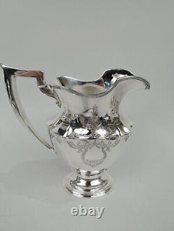Gorham Engraved Plymouth Water Pitcher A2788 American Sterling Silver 1911