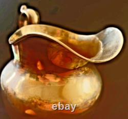 Gorham Sterling 9 Antique Water Pitcher 4 1/4 Pints 704 Grams No Dents Or Dings