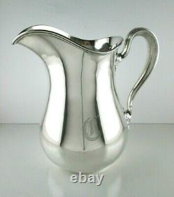 Gorham Sterling Silver Water Pitcher 8.25 Pint, 10 3/8